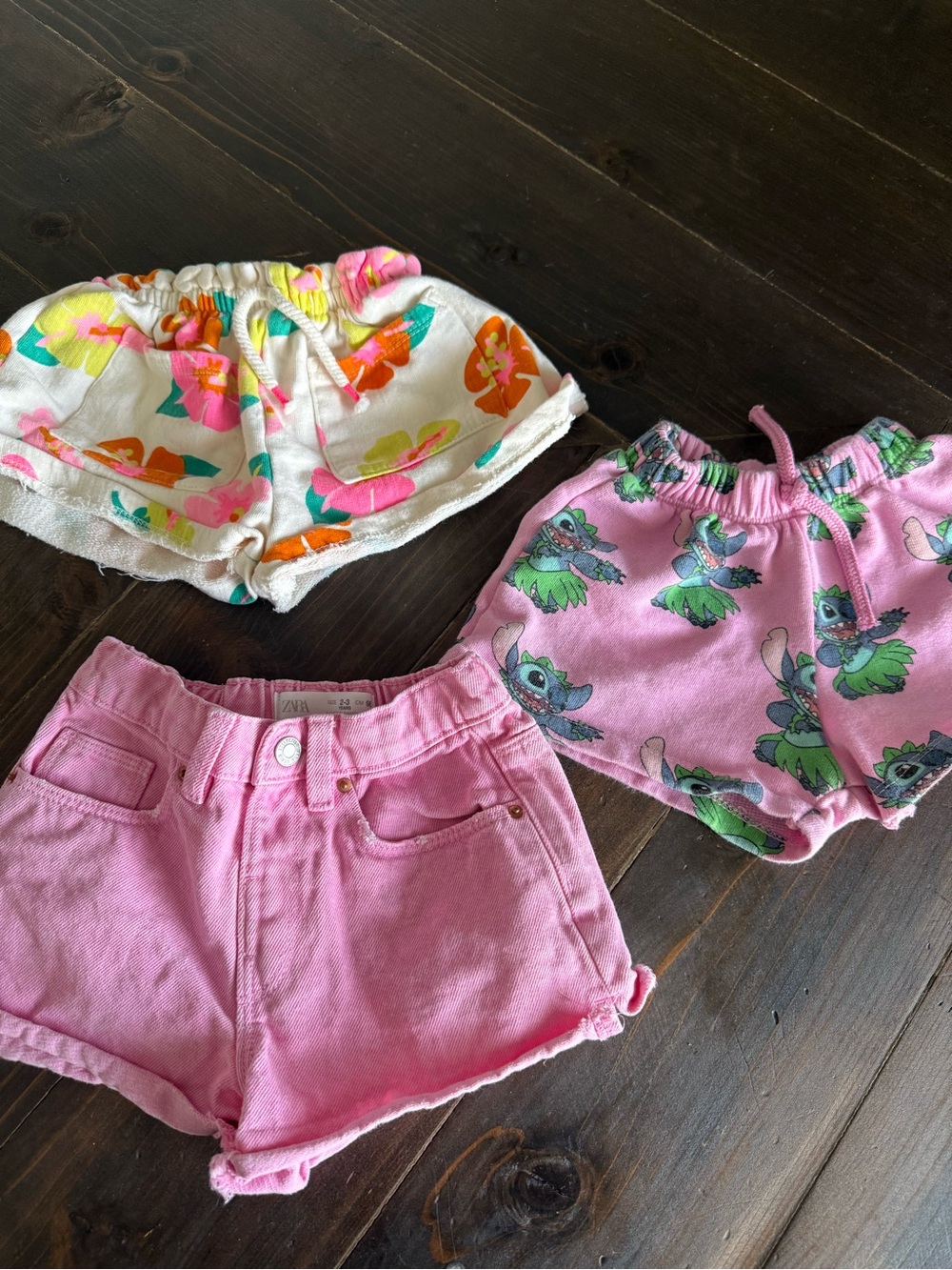Zara Toddler Girls Shorts Bundle Size 2/3 Year